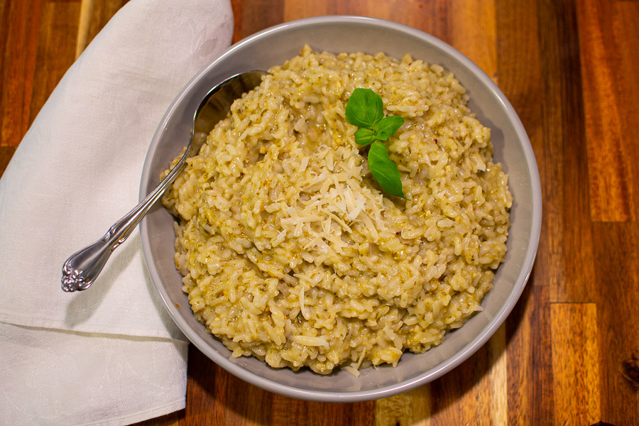Pesto Risotto Chicken Pantry To Table