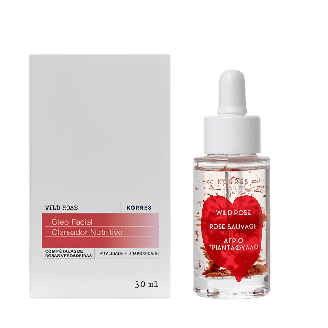Óleo Facial Korres Wild Rose Clareador Nutritivo 30Ml PanVel Farmácias