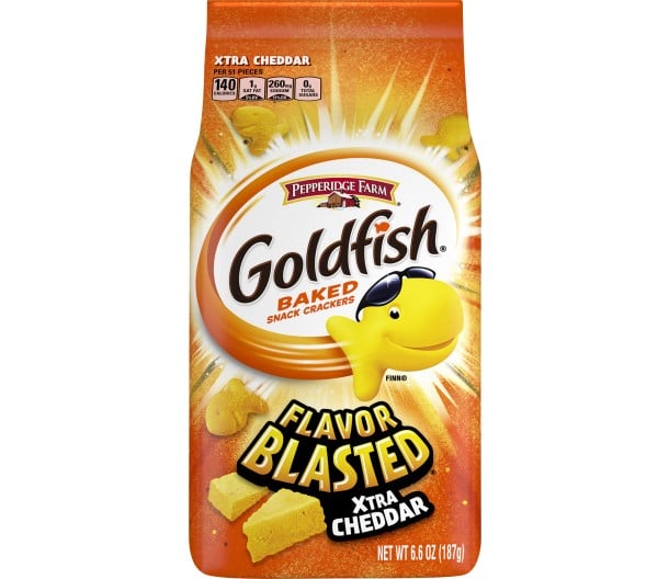 Pepperidge Farm Goldfish Crackers Blasted Cheddar Panzer's