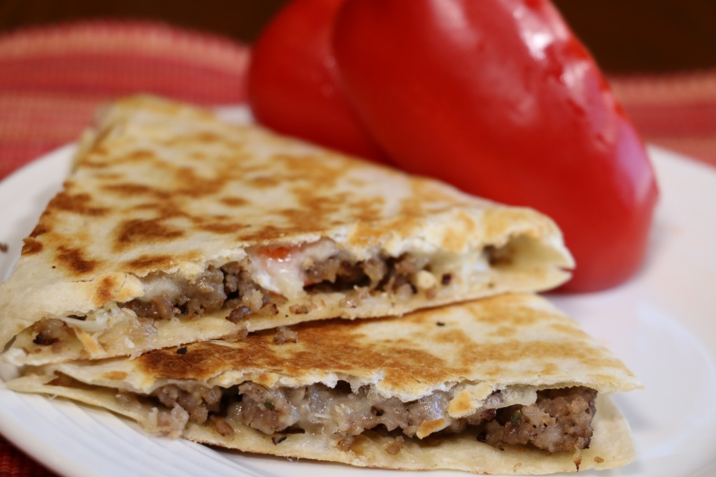 Papa Italian Sausage Quesadillas (gluten free) All Natural