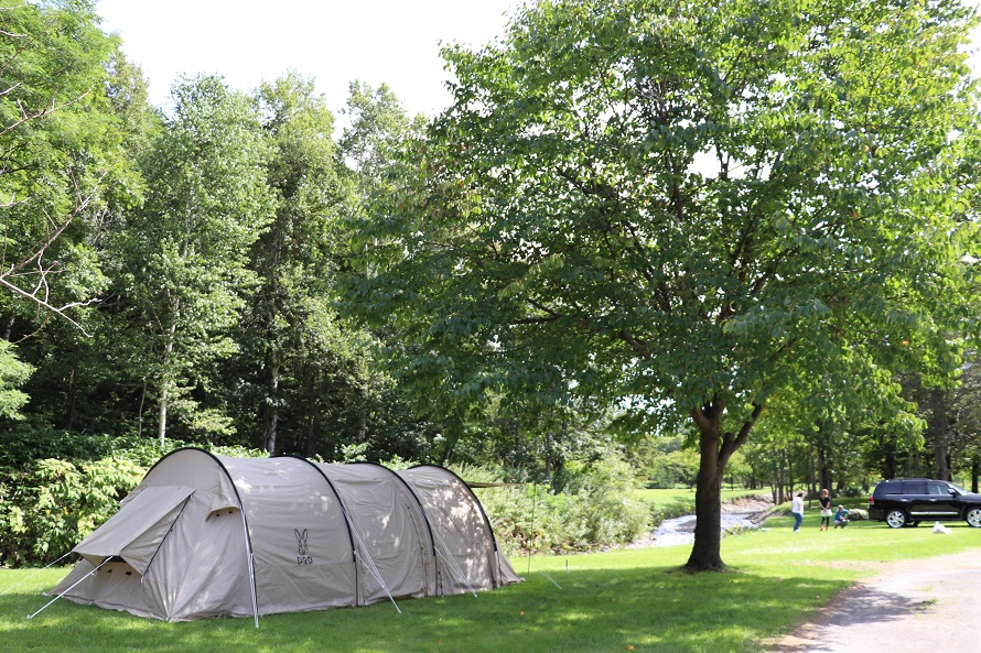 厚田公園キャンプ場 川遊び・遊具・星空・サケの遡上まで満喫したよ！ papamode