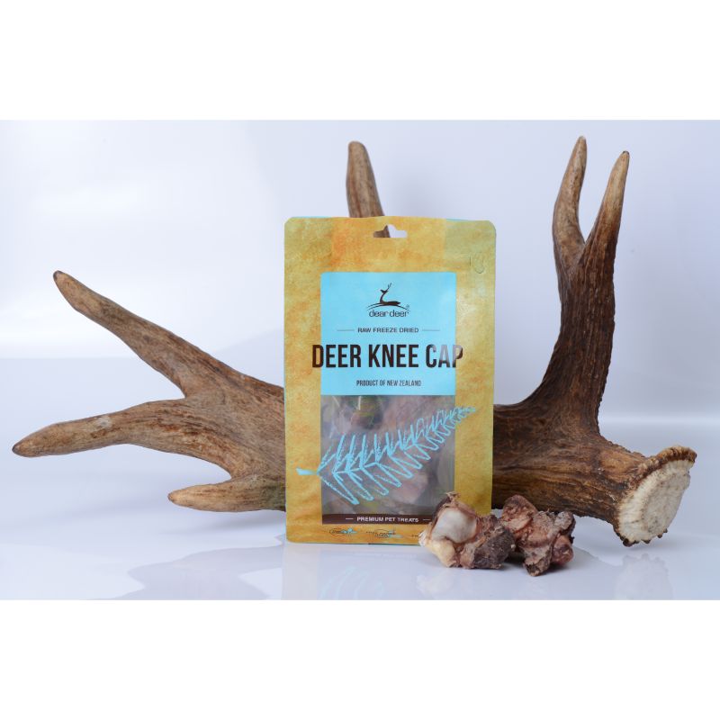 Dear Deer Raw Freeze Dried Deer Knee Cap Premium Pet Treats 120g