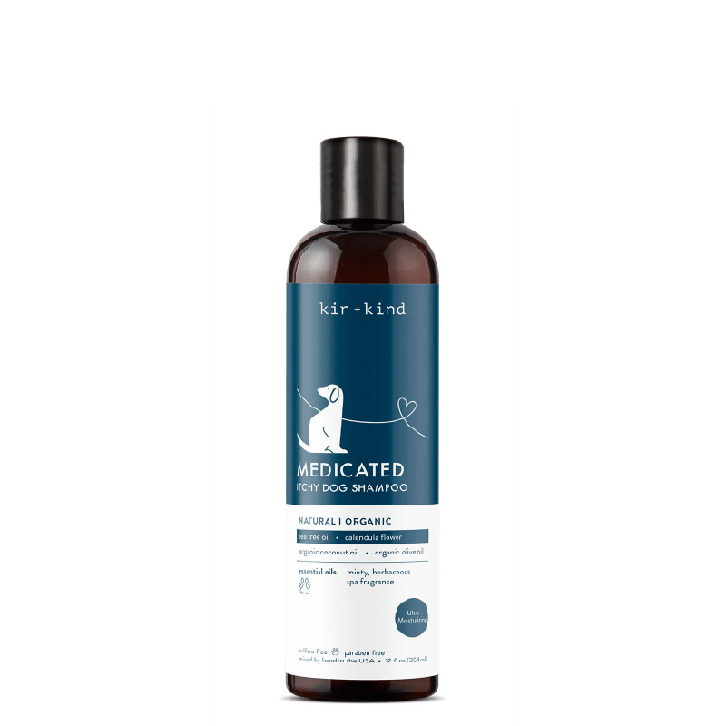 Kin+Kind Medicated Shampoo for Itchy Dogs 12oz