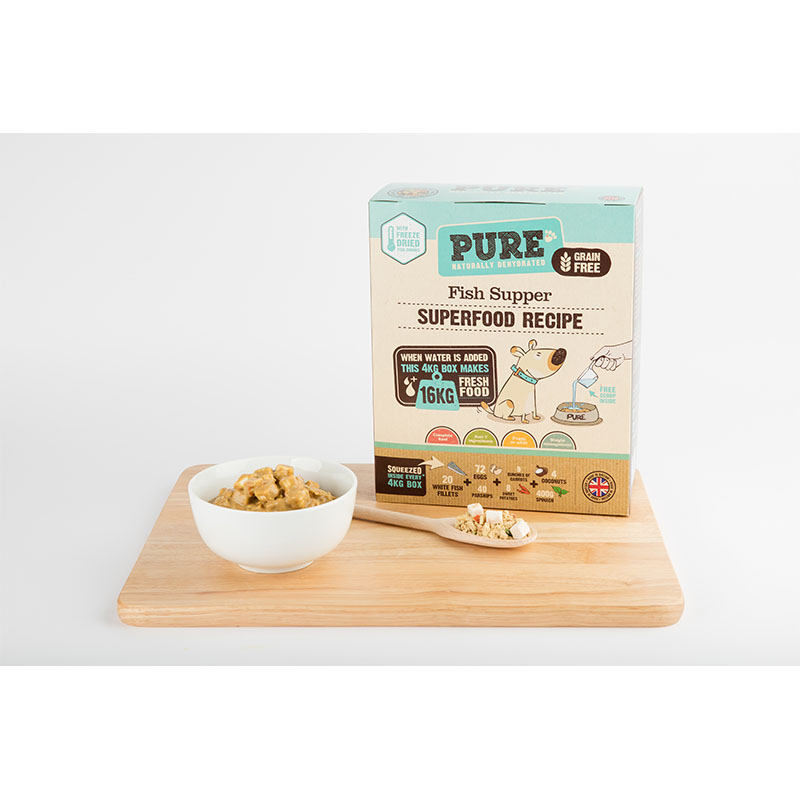 Pure Pet Food Fish Supper Freeze Dried Dog Food