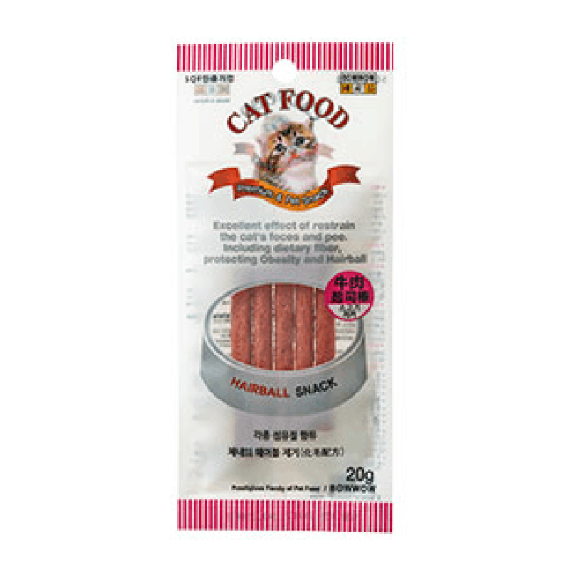 Bow Wow Beef Jerky Treats for Cats 20g (5 slices in a pack