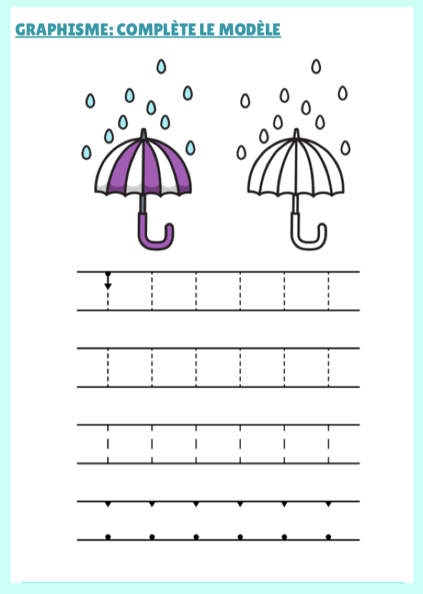 Un cahier d'activités pour les élèves de maternelle (45 pages)