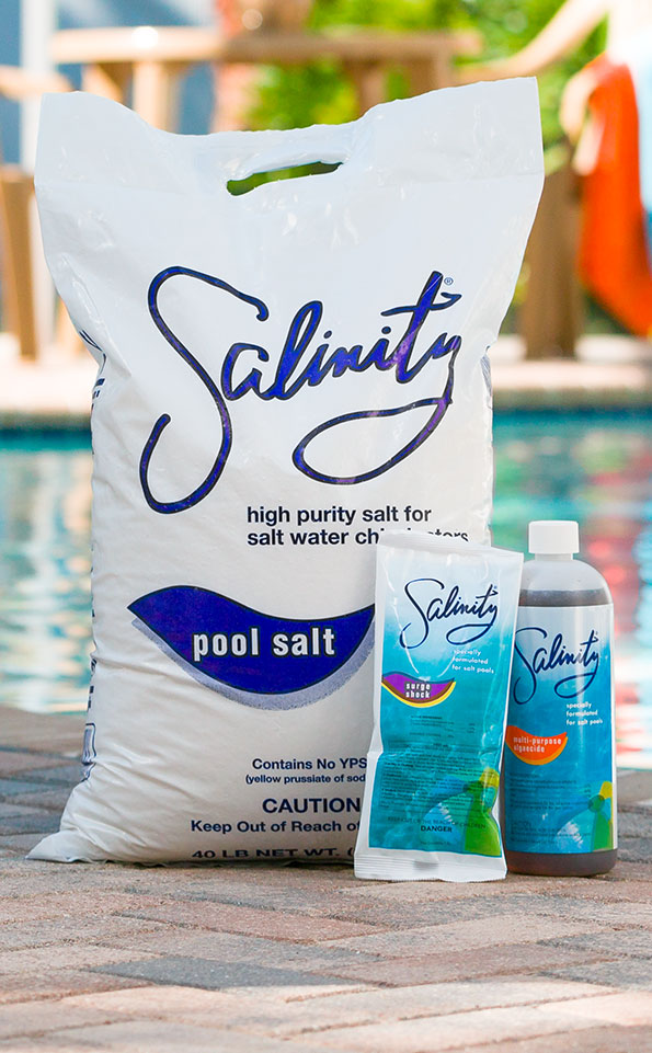 What is a salt water swimming pool?