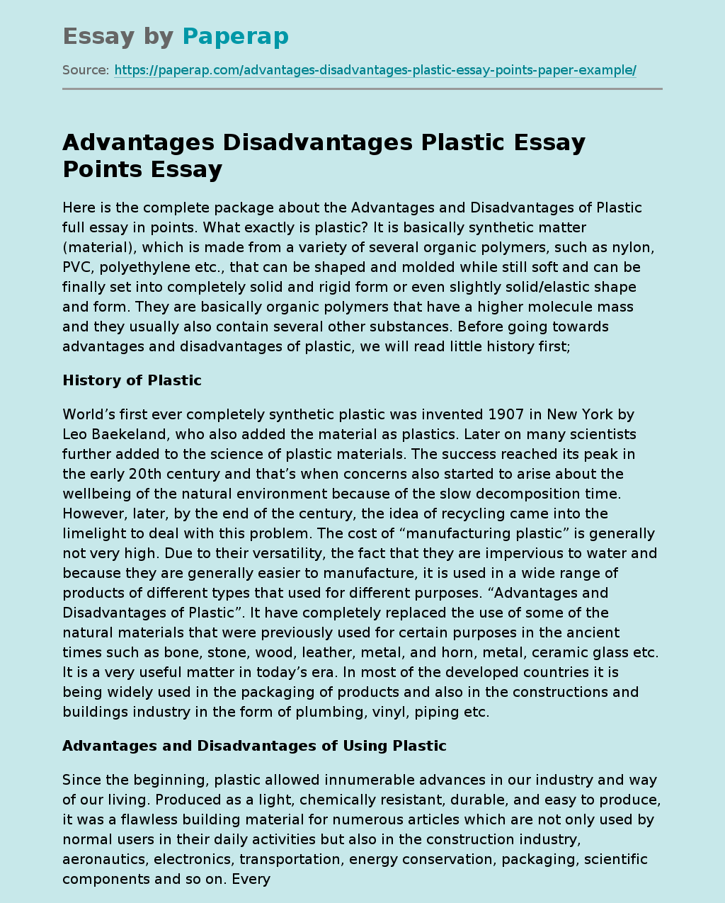 Discover 134+ disadvantages of plastic bags best 3tdesign.edu.vn