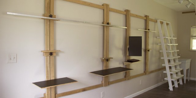 Space Saving Wall Easel Revisted Paper Bird Studio and Design