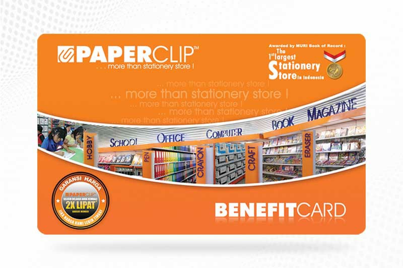 Paperclip Benefit Card