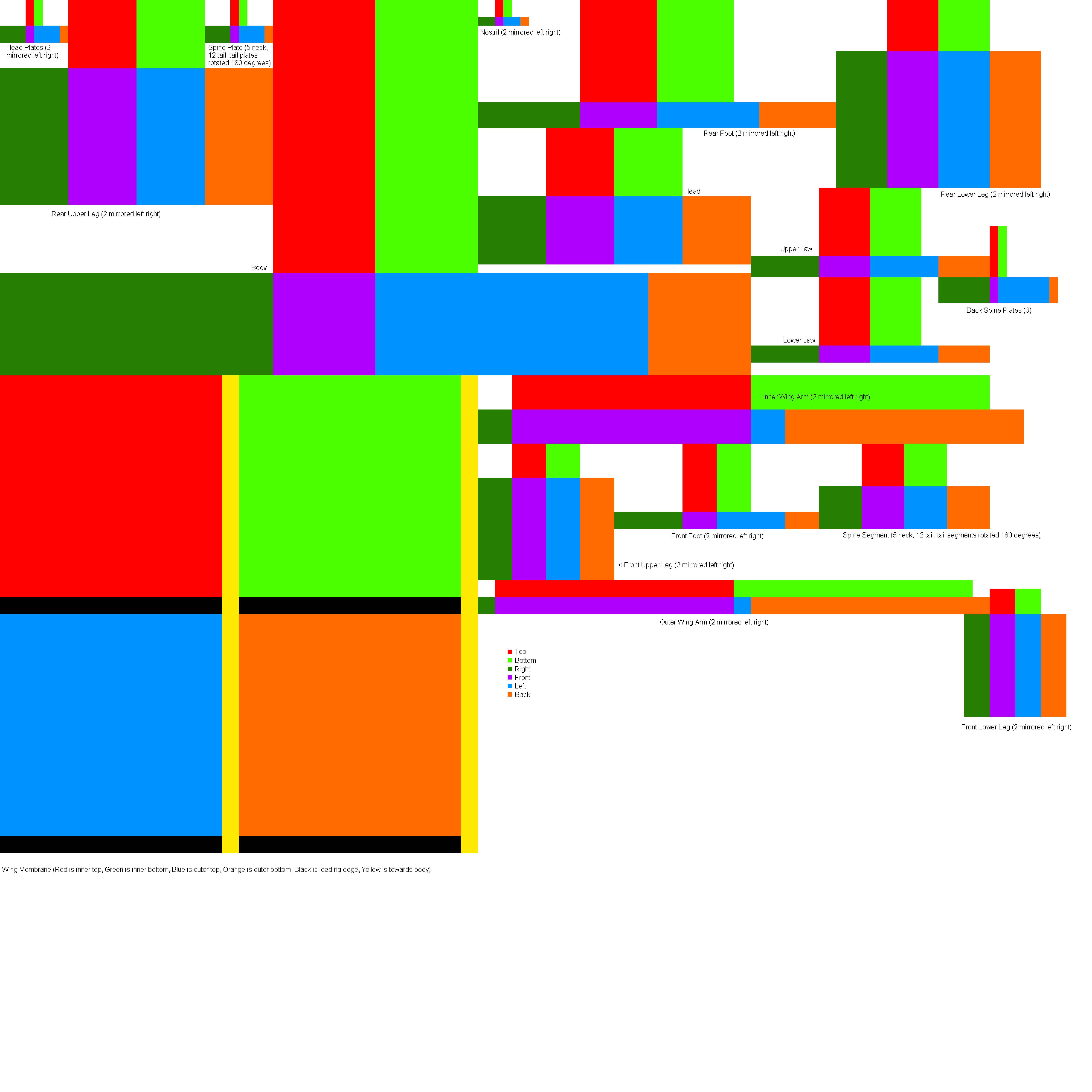 Mob Skin Templates (Wither, Bat, and Witch added) Resource Pack