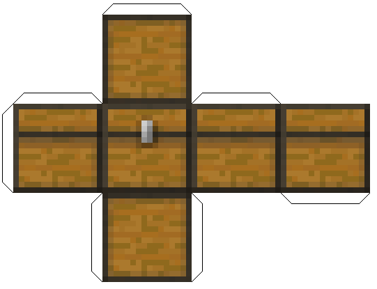 Minecraft Papercraft how to make great quality chest YouTube