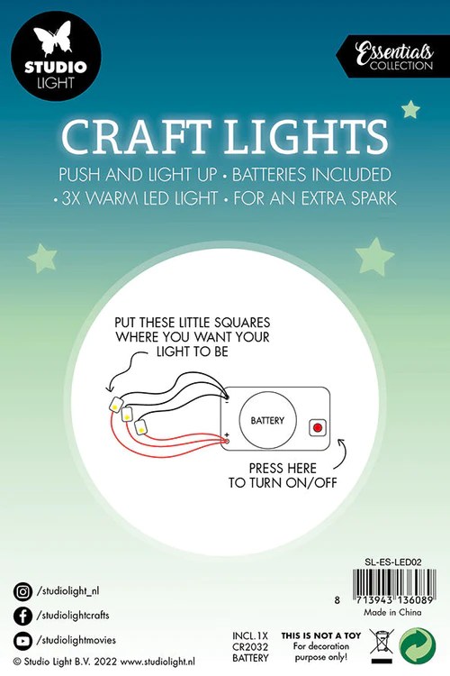 Studio Light Craft Lights with Battery Papercraft Maniac