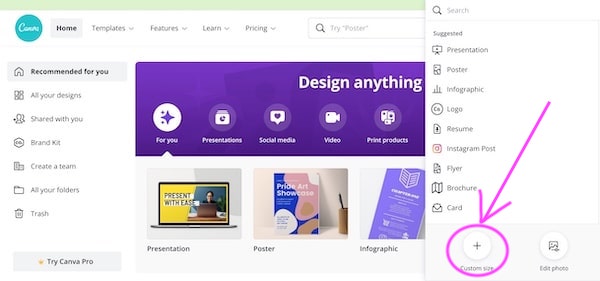 How to change print size using Canva Paperish Printables Free