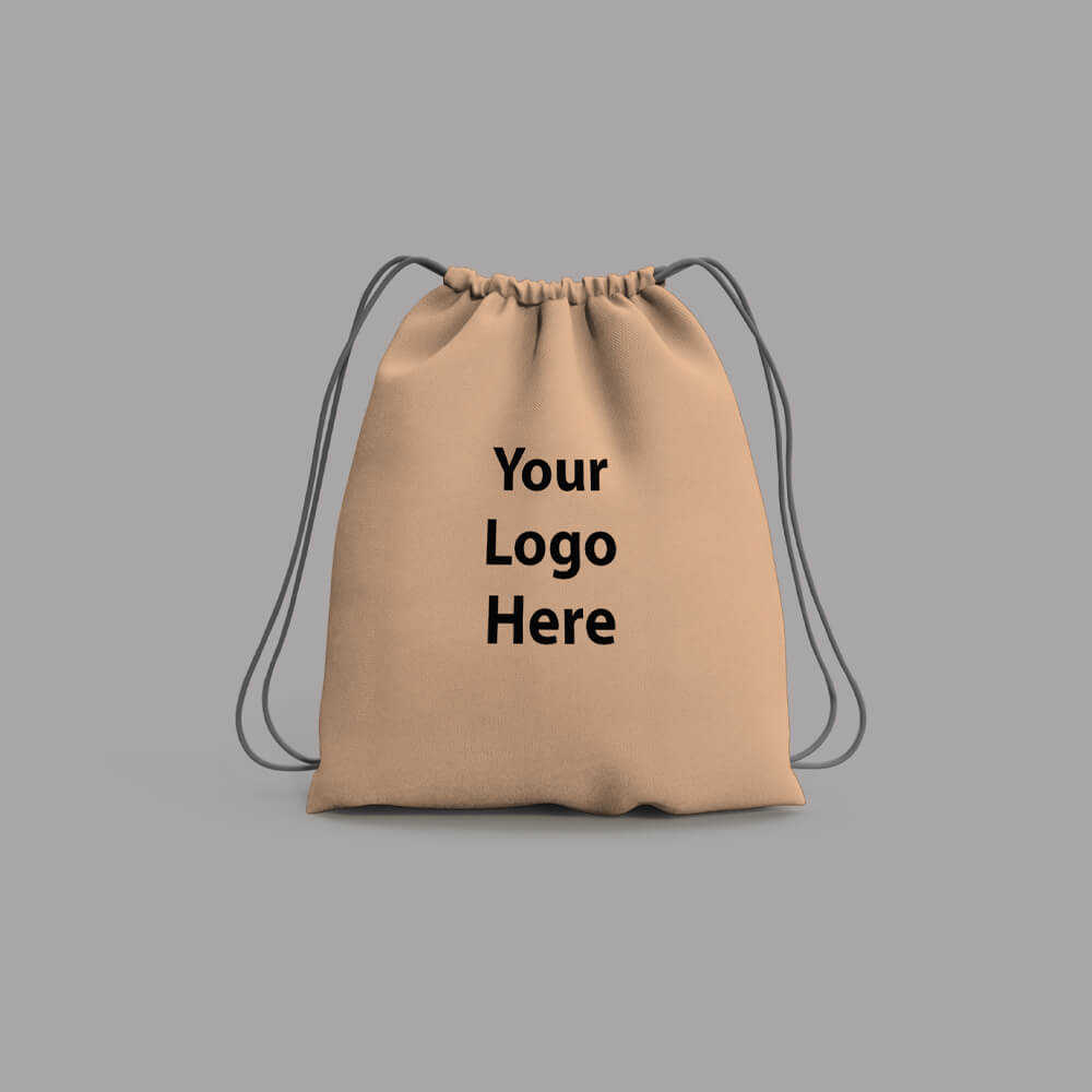 Drawstring Beige Bag Papermints