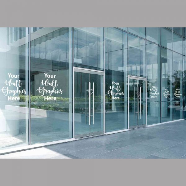 Outdoor Glass Wall Sticker Papermints