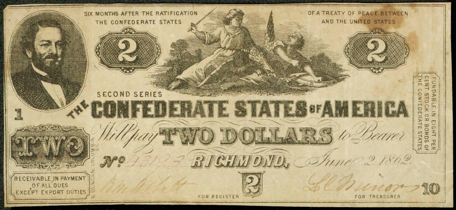 Values of Old Confederate Money Paper Money Buyers