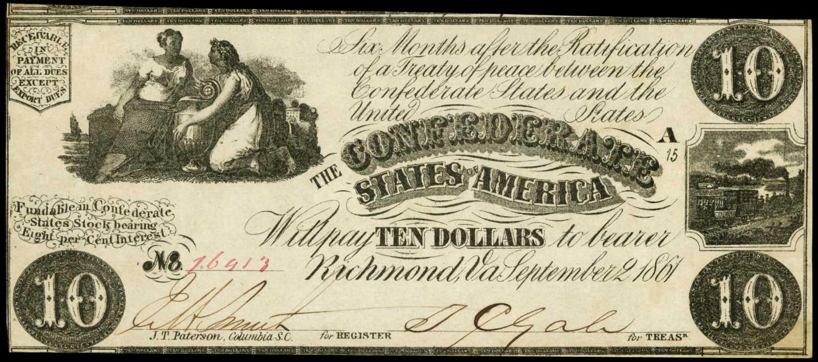 Values of Old Confederate Money Paper Money Buyers
