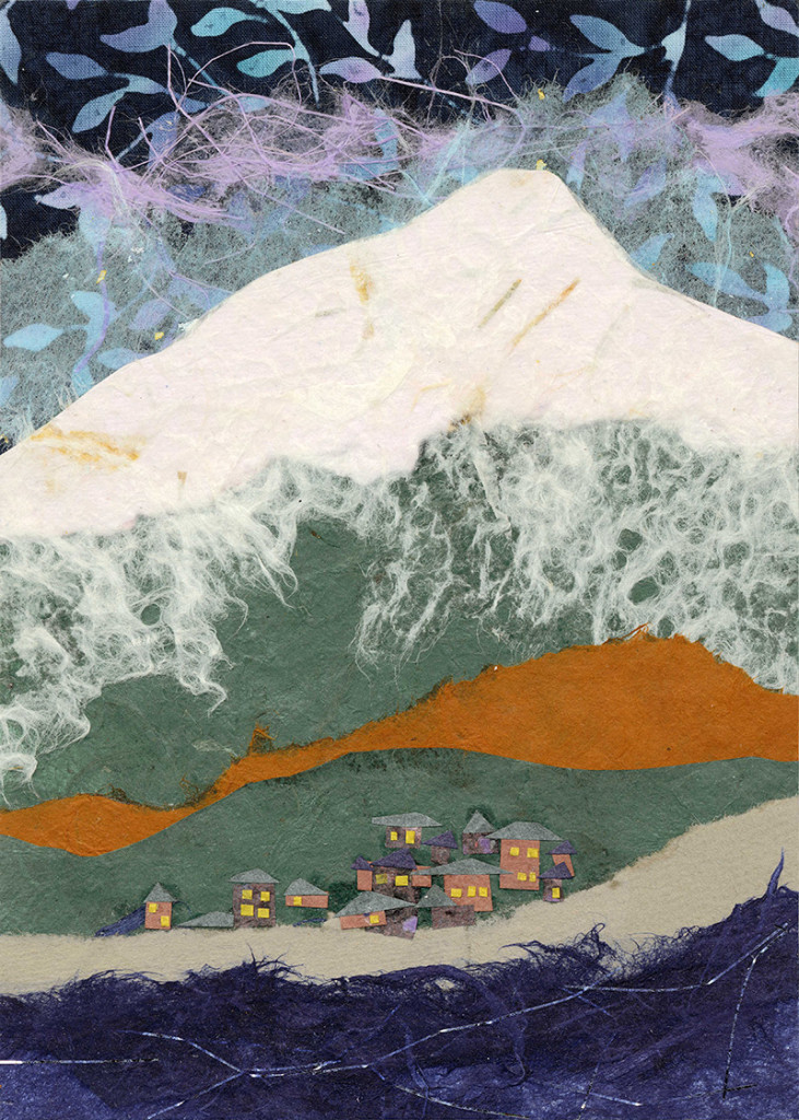 Northern Lights Paper Mountain Studio