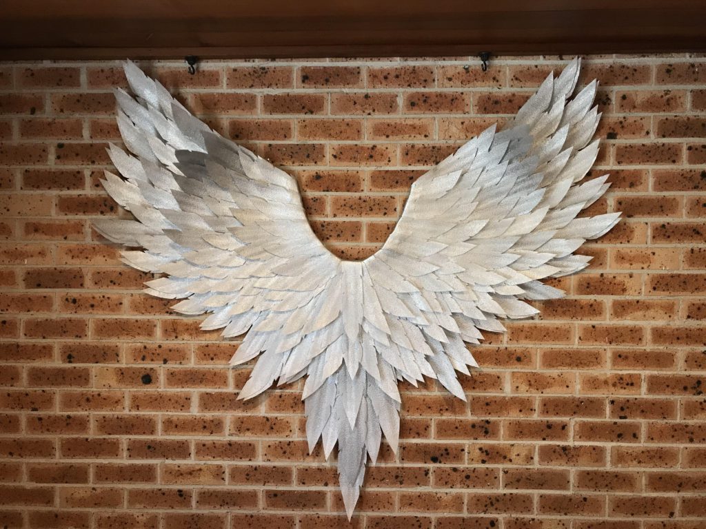 Foam ANGEL WINGS templates and video tutorial (wall art