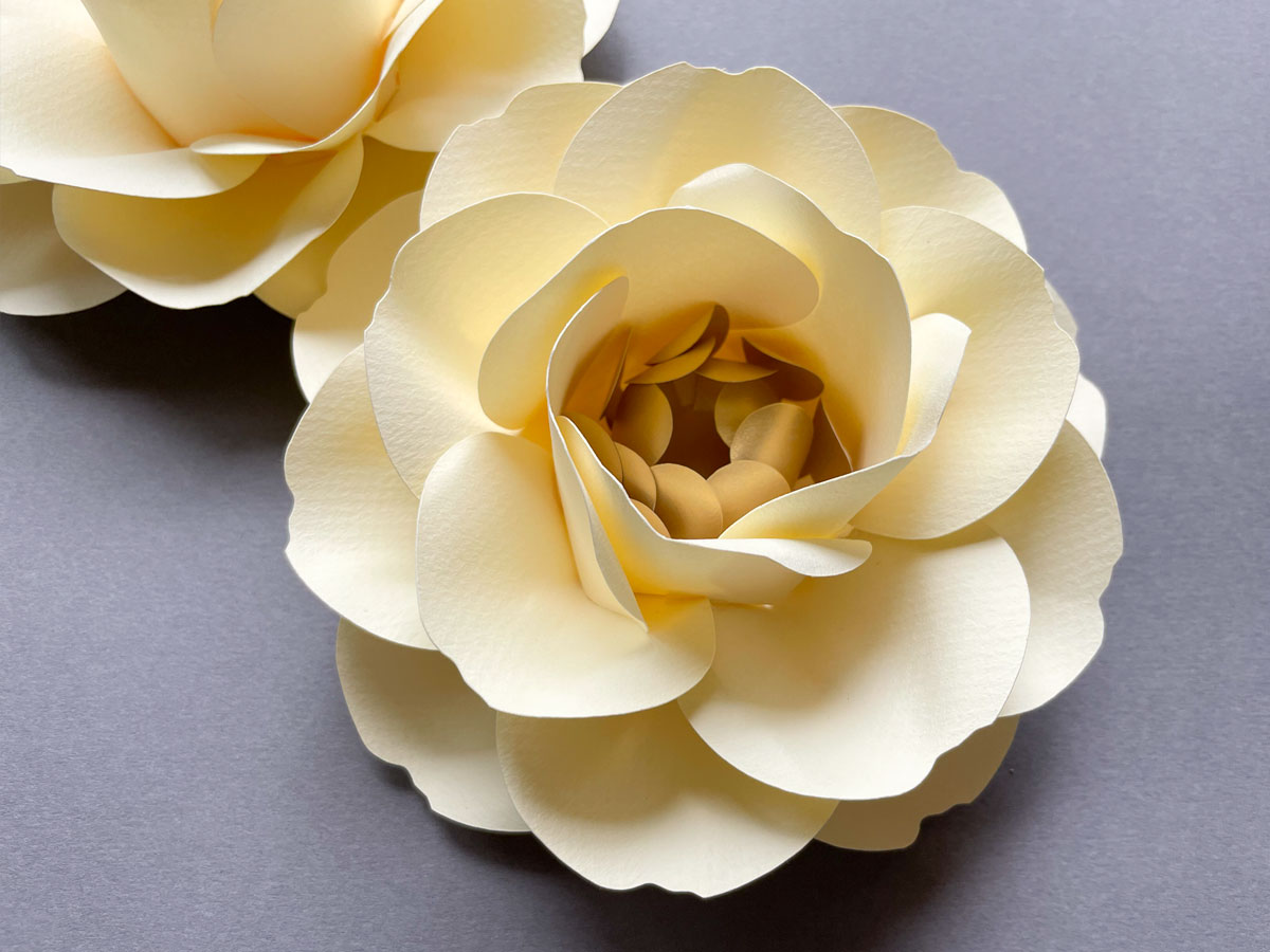 Free Rose Bud Paper Flower Template Best Flower Site