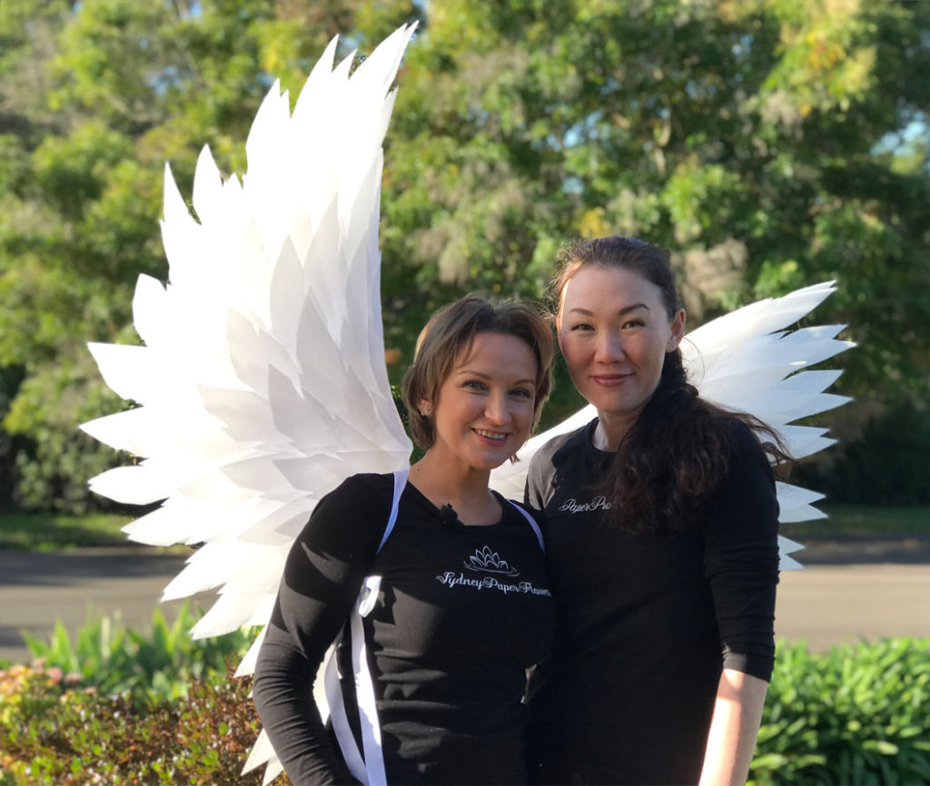 Wearable foam ANGEL WINGS template and video tutorial PaperProTutorials