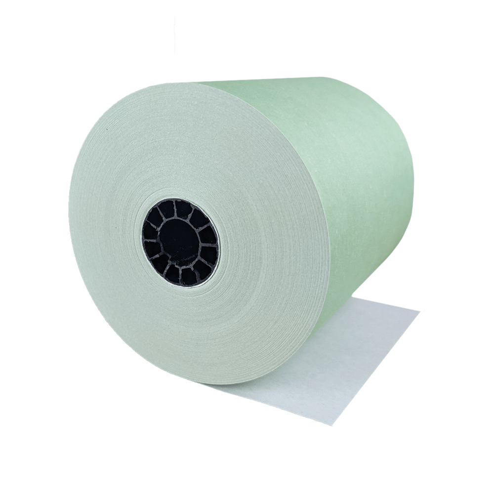 3" x 165' Green Bond Paper Rolls (50 Rolls) Paper Rolls Plus