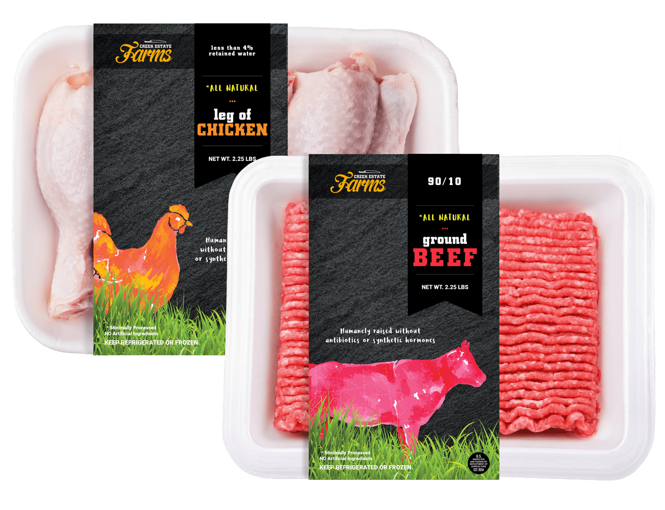 meat sleeve Paper Roo Package Design and Branding