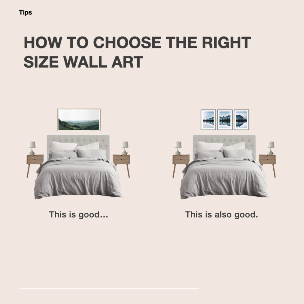 HOW TO CHOOSE THE RIGHT SIZE ART Paper Room Interiors