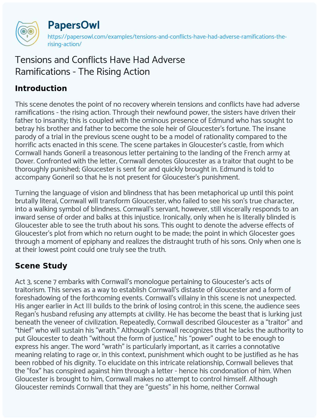 Tensions and Conflicts Have Had Adverse Ramifications The Rising