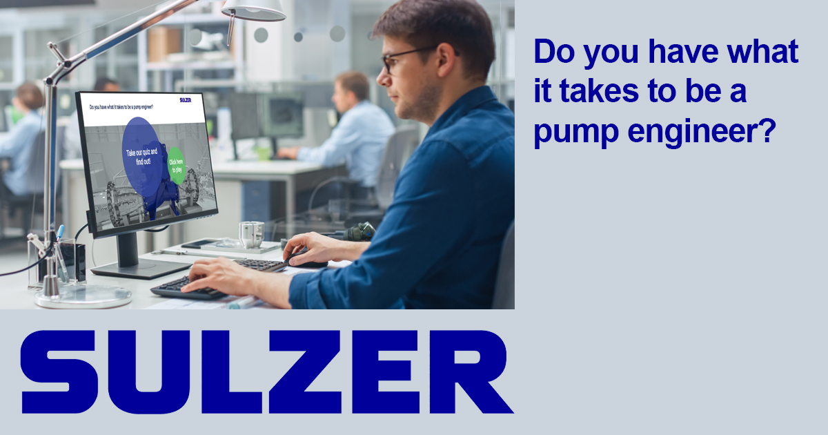 Do you have what it takes to be a pump engineer?