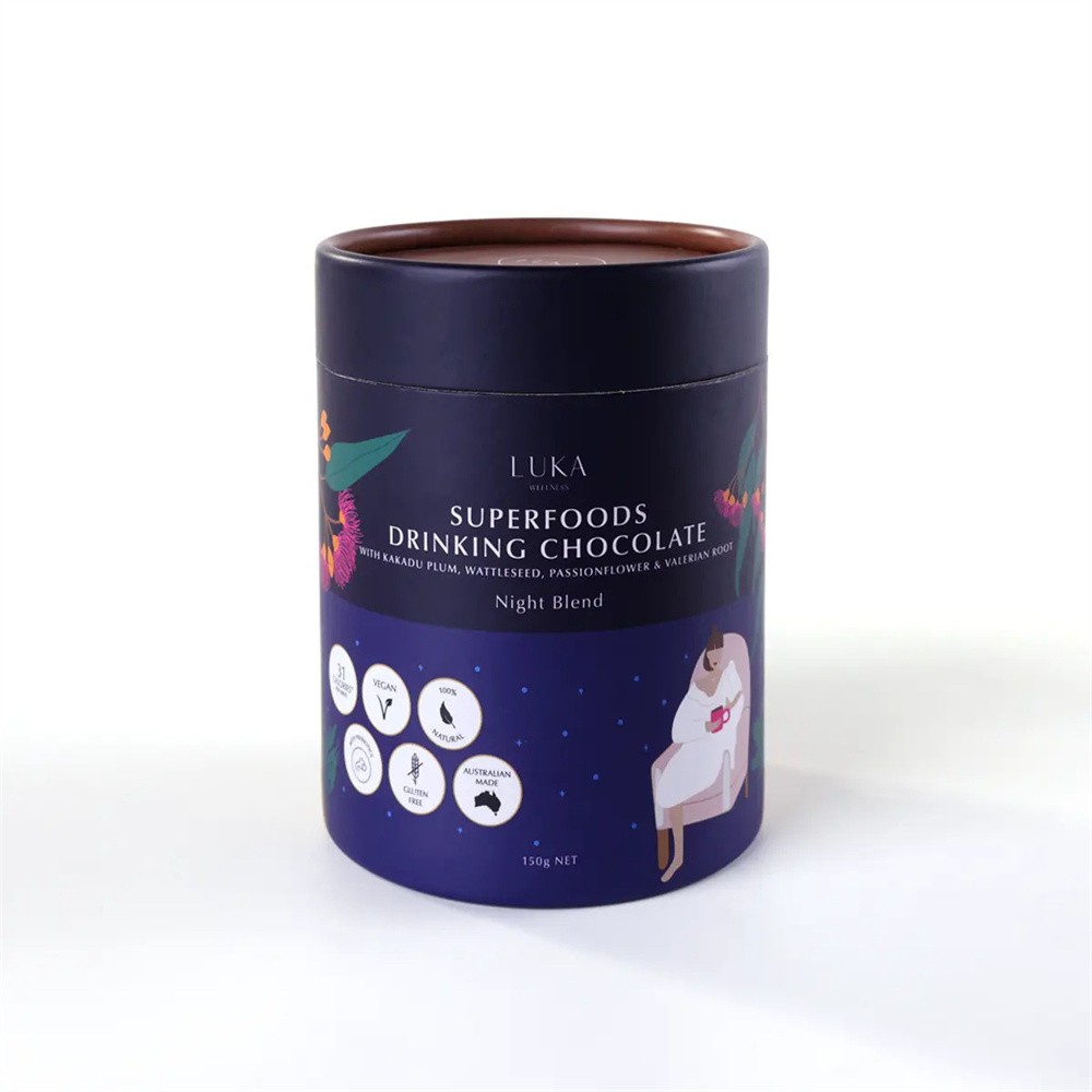 Superfood Paper Tubes Chocolate Paper Tubes Food Grade Tubes