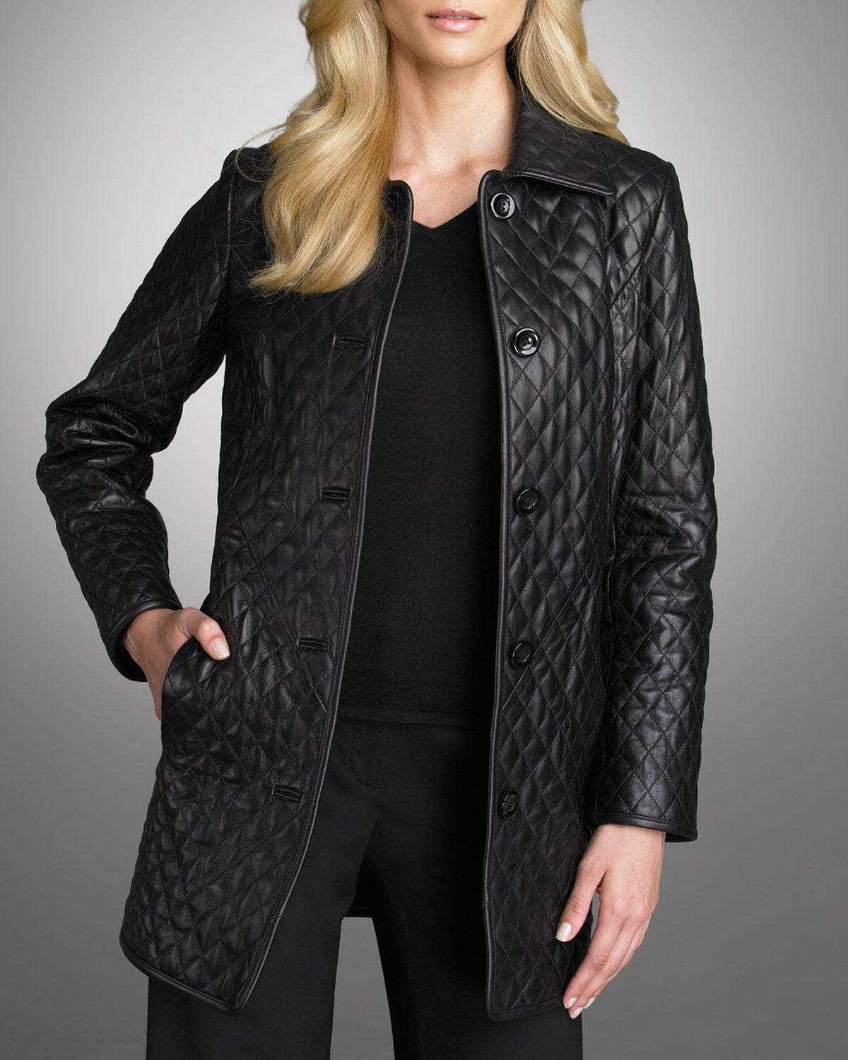 Neiman Marcus Quilted Jacket Papier Mache by S2RL
