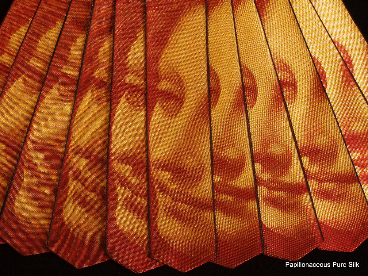 Papilionaceous Silk Bookmarks Jacquard woven in England