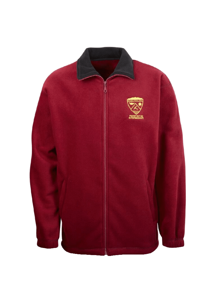 Papatoetoe Intermediate Fleece Maroon Papatoetoe Intermediate