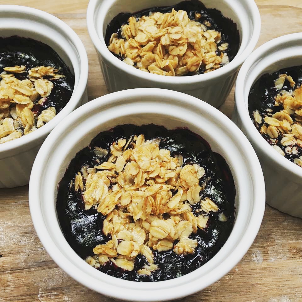 Enkel Blåbærpai med glf havregryn Pappa uten gluten