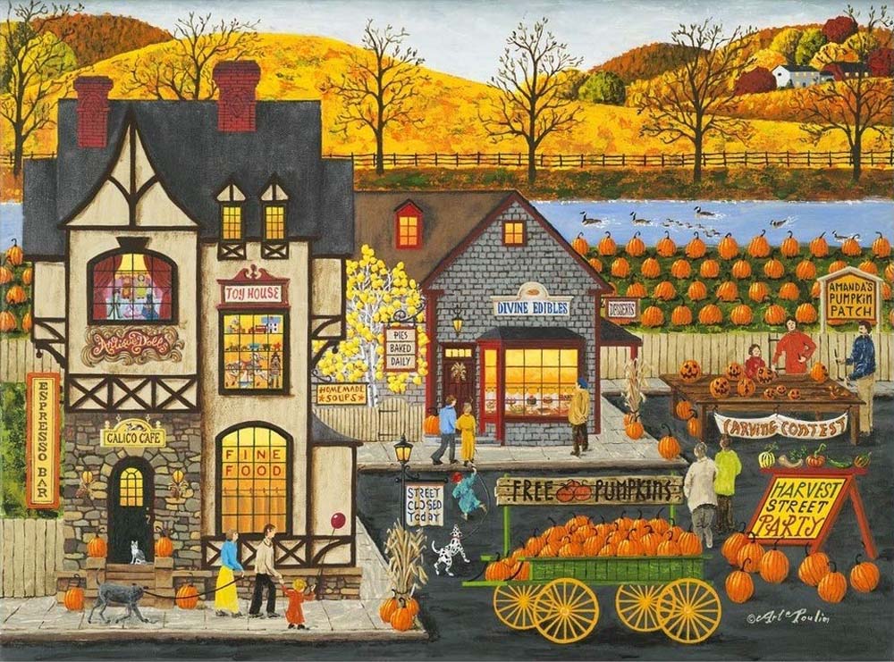 Americana Folk Art by Art Poulin