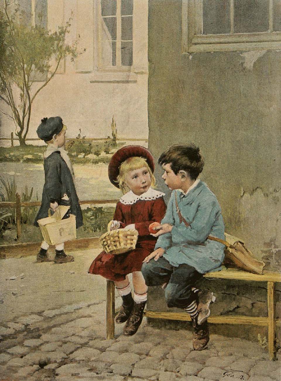 Le peintre de l'enfance Henri Jules Jean Geoffroy