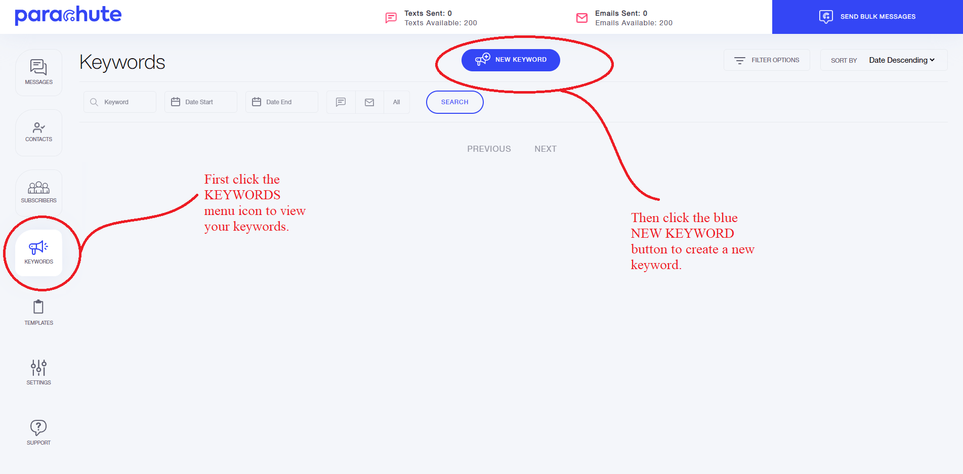 User Guide Parachute