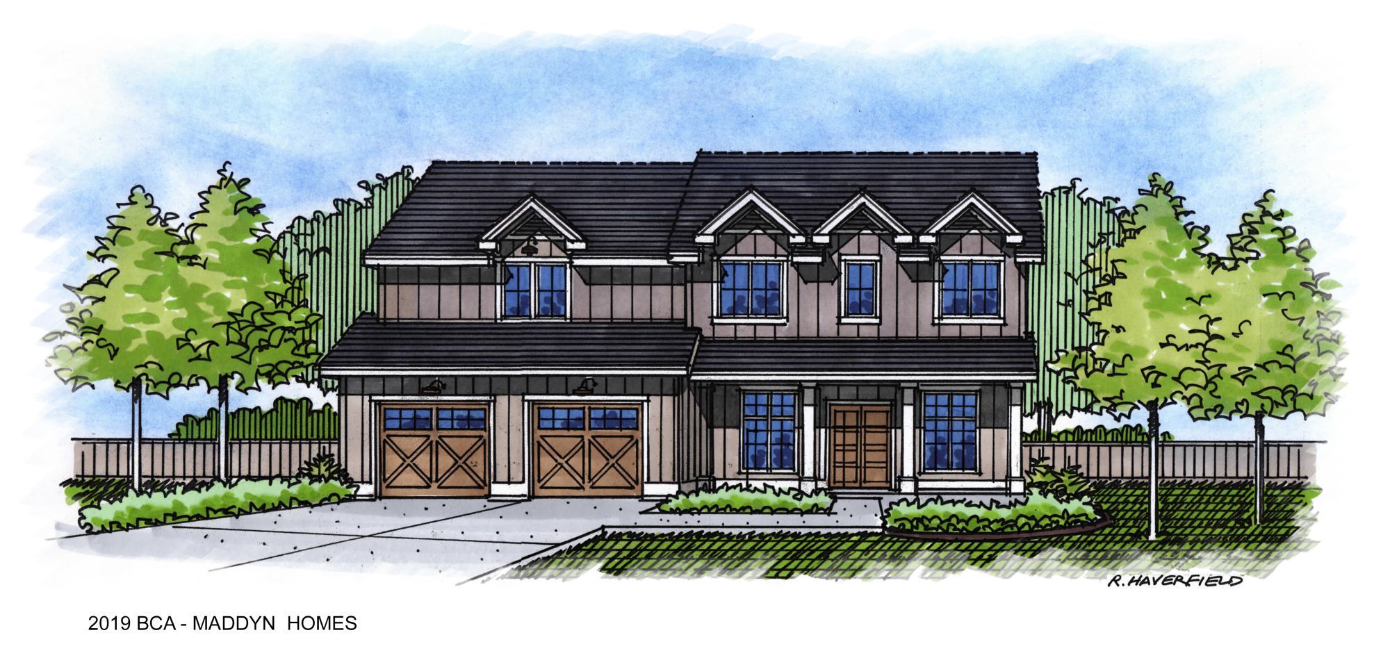 Maddyn Homes Rendering Parade of Homes BCA Building Contractor's