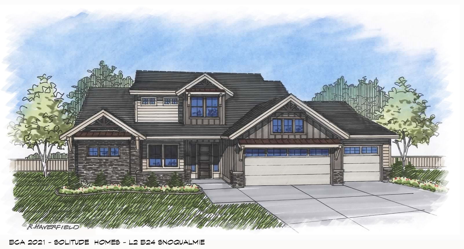 SOLITUDE HOMES RENDERING Legacy Parade of Homes BCA Building