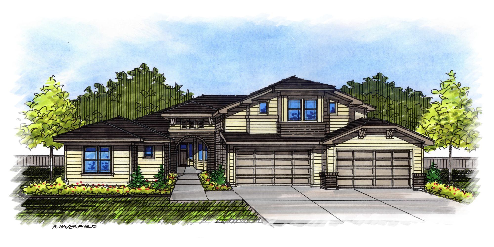 Toll Brothers Cartwright Ranch Rendering Parade of Homes BCA
