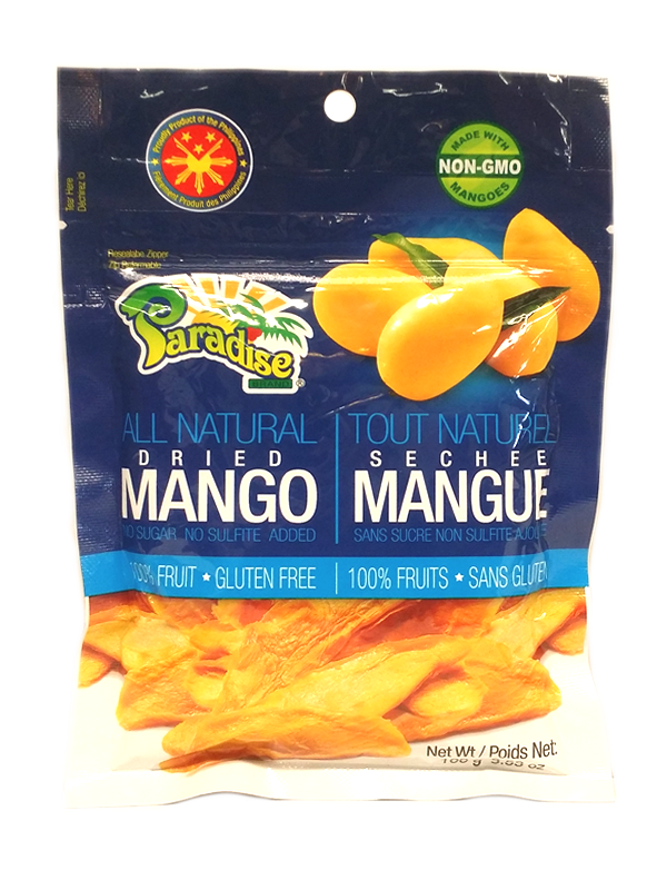 All Natural Dried Mango (100g) Paradise Canada