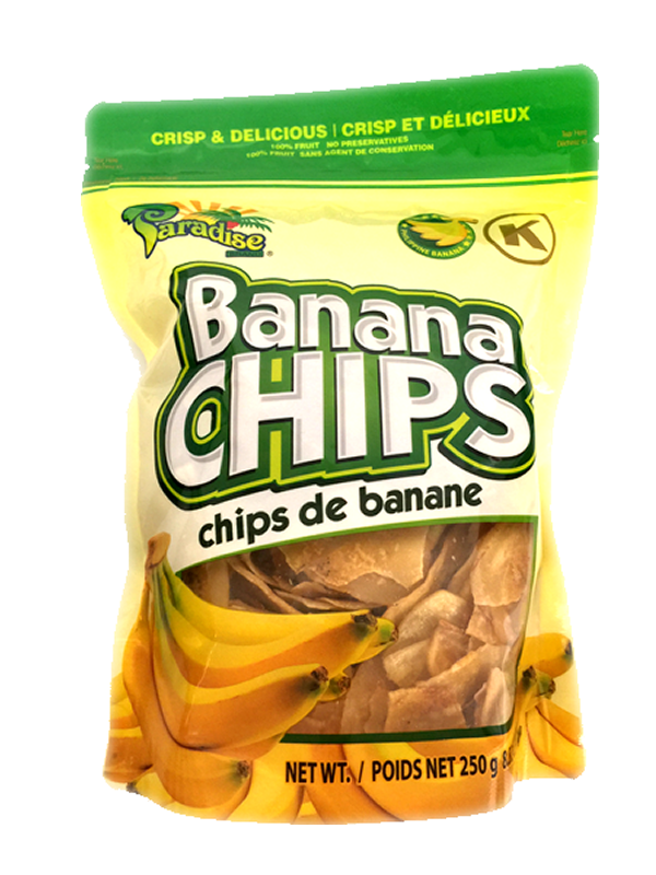 Banana Chips (250g) Paradise Canada