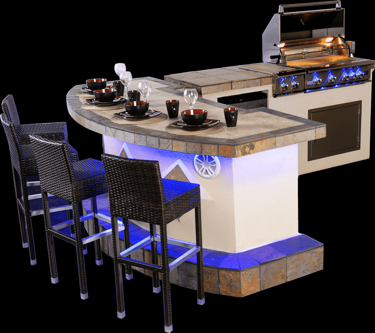 The Best Outdoor Kitchens in Florida & Texas Paradise Grills