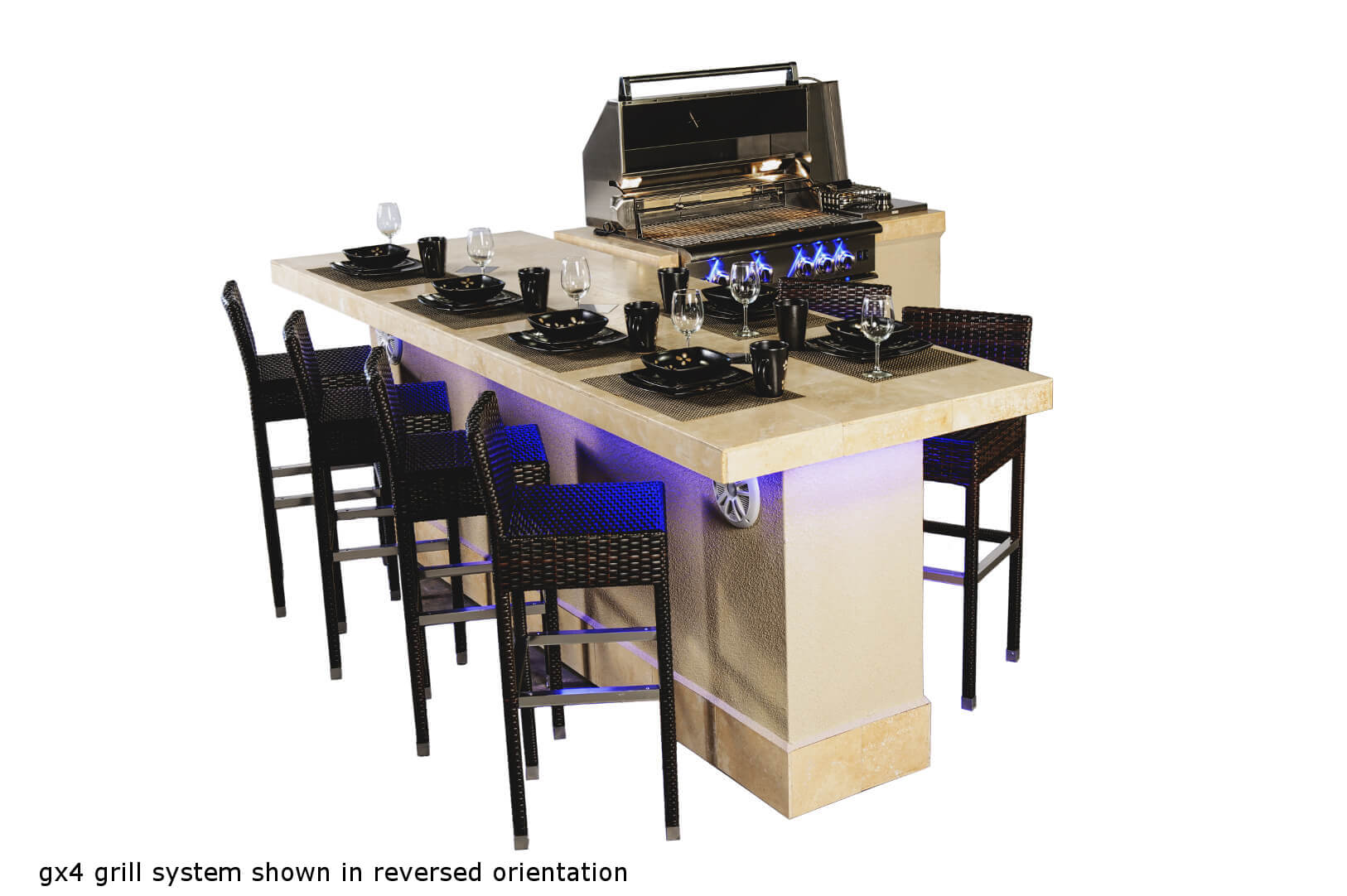 St. Thomas Outdoor Bar System Build Your Own Paradise Grills