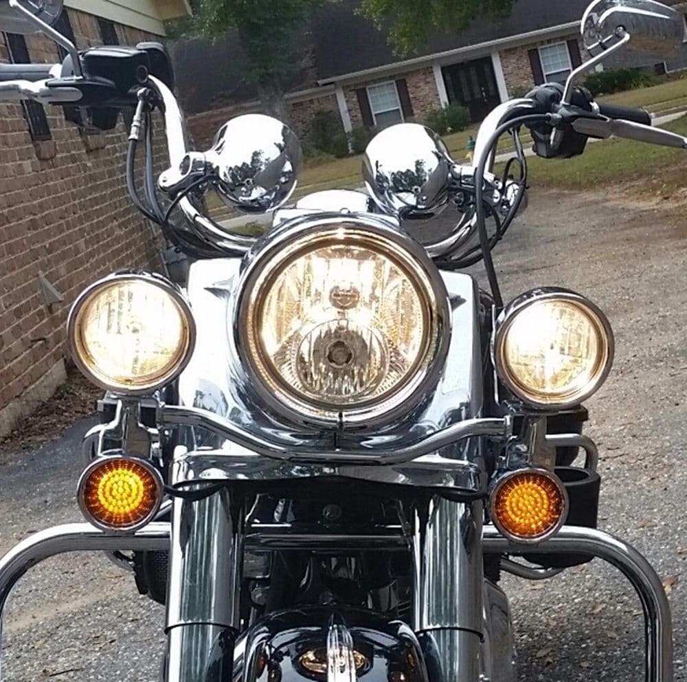 Motorcycle ZOFFROAD New Version 124W Dual LED Headlight for Harley