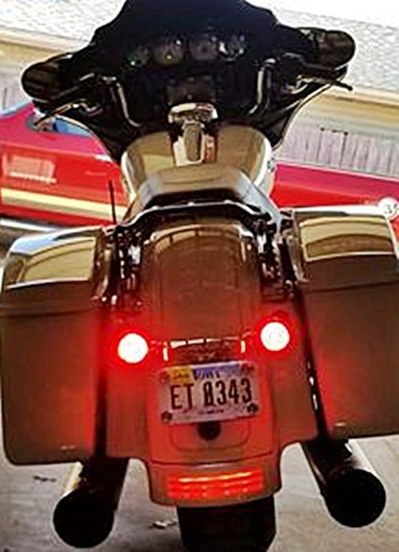 Street Glide Road Glide Rear Blinker Brake Dual 1157 Bullet LED Set