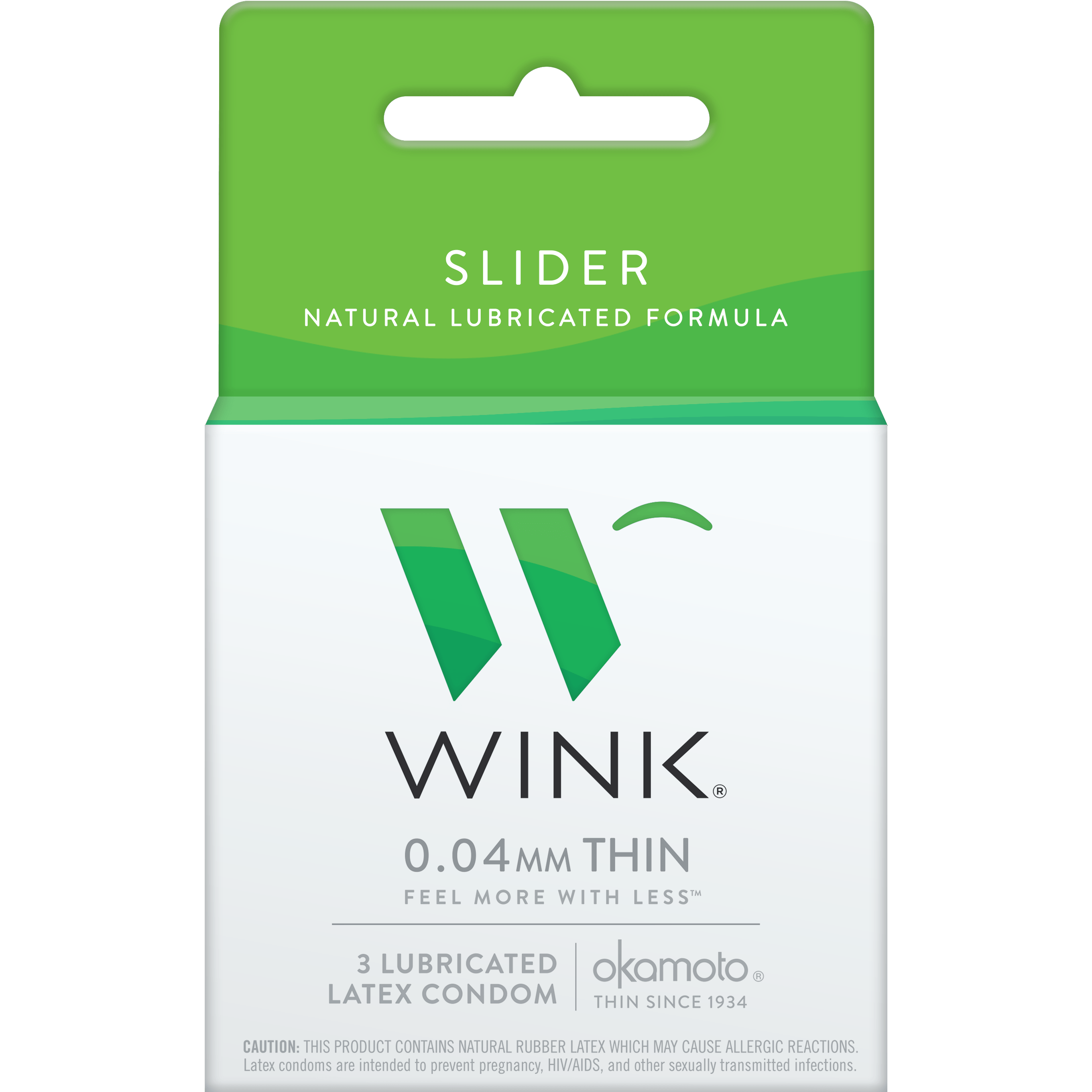 Wink Slider 3 Count Condoms Paradise Marketing