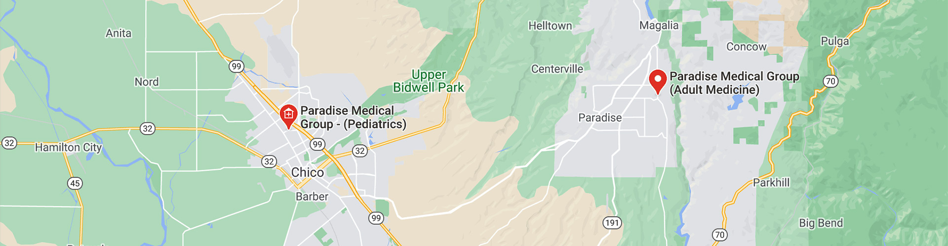 Paradise Medical Group Office Locations In Paradise And Chico